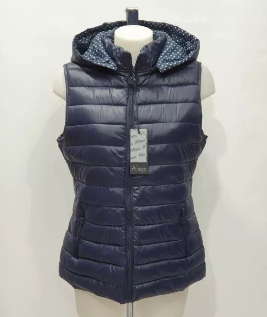 Gilet Donna Alisee con cappuccio removibile, trapuntato e imbottito Saldi -20%