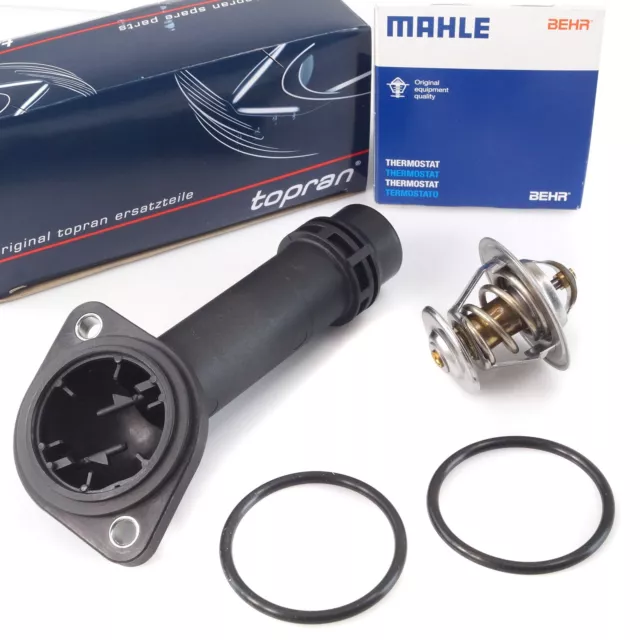 MAHLE Thermostat + TOPRAN Kühlmittelflansch für AUDI A4 A6 SKODA VW Passat 1.9