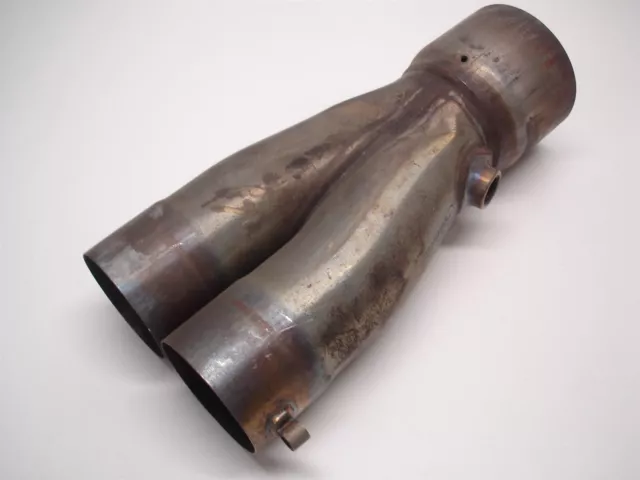 NASCAR STAINLESS STEEL HEADER TRI-Y EXHAUST COLLECTOR DUAL 2.625" x 3.5" x 10.9"
