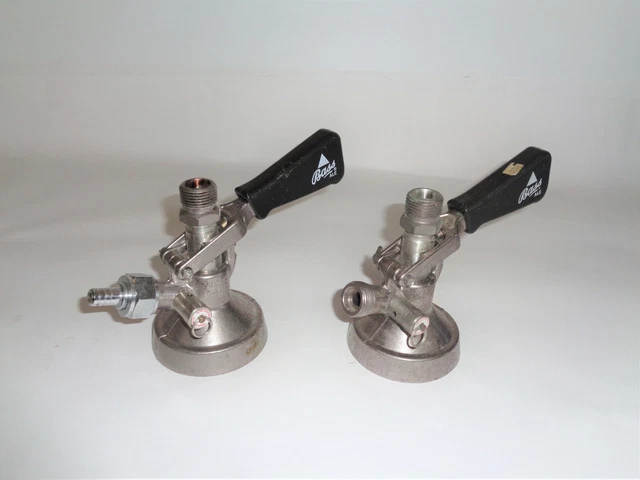 Micro Matic SK 184.04 Coupler Beer Keg Tap w/ Bass Ale Handle