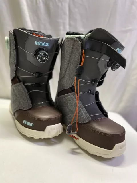 Thirty Two Lashed Double Boa Snowboard Boots- Used- Women's Sz 10 #082038 (2017)