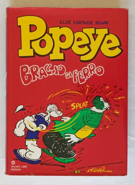 POPEYE BRACCIO DI FERRO sovracoperta Ed. Milano Libri 1974 !!!!!!