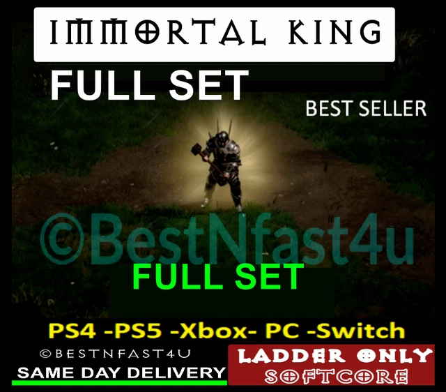 S4 LADDER IK HELM IMMOPRTAL PCXBOXPS4PS5SWITCH Diablo 2 Res D2R