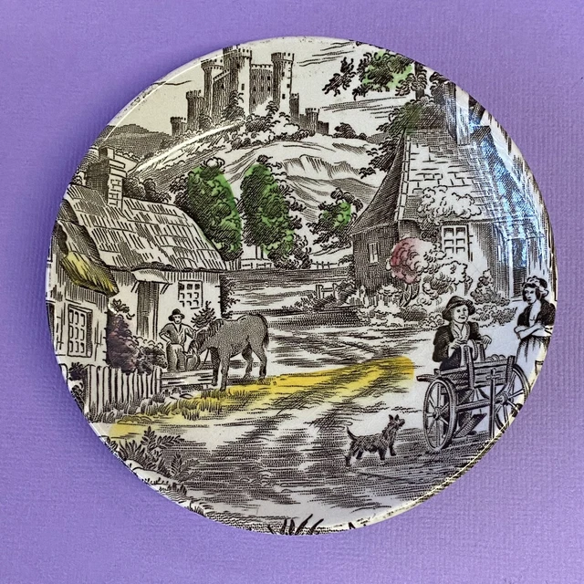 “OLD ENGLISH VILLAGE” Enoch Wedgwood Tunstall Ltd England Small Plate