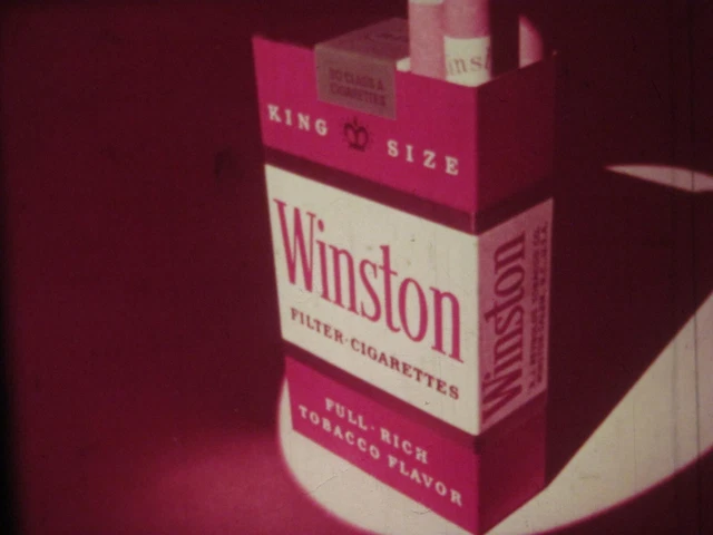 16mm Film WINSTON CIGARETTE COMMERCIAL 1960's TV Ad Television FUNNY