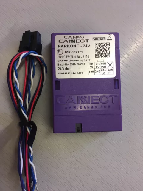 CANM8 CANNECT PARK ONE (24V). CAN Bus 24V Front Proximi Sensor Control Interface