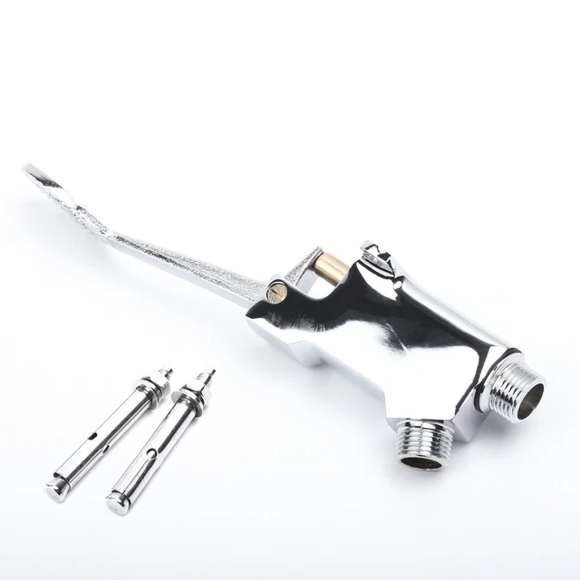 Grifo de control de pedal de piso válvula plateada útil nuevo duradero