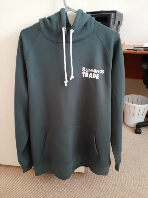 NEW BUNNINGS TRADE hoodie jumper green Size M 160.00 PicClick AU