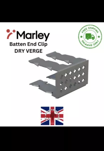 Marley Dry Verge Universal Batten End Clips 56 PACK NEW RRP £100+