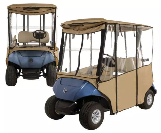 Doorworks Golf Buggy Carrello Custodia 4 Lati Yamaha Drive - TAN