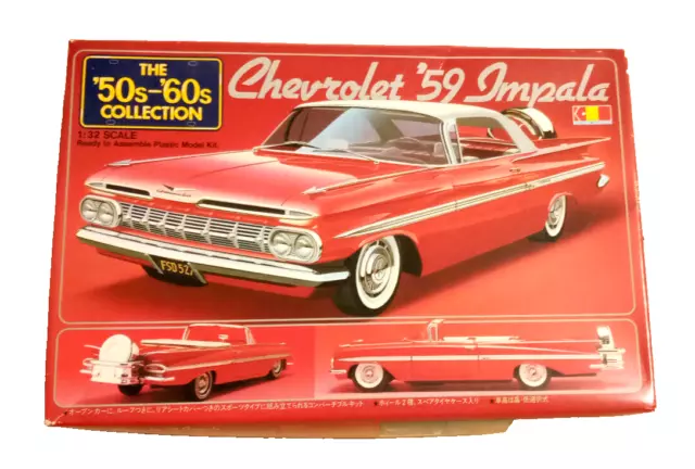 ‘59 Chevrolet Impala Convertible 1-32 Scale Gunze Kit G-161-600