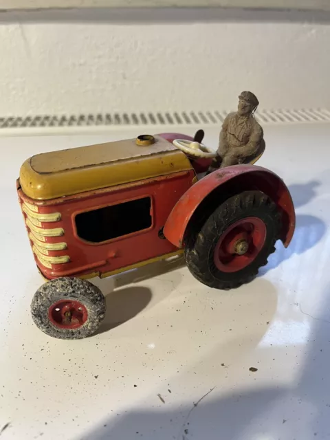 Altes Blechspielzeug Traktor