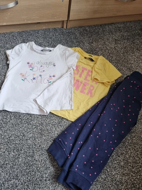 Twin Girl clothes bundle 2-3 years Joggers tshirt set