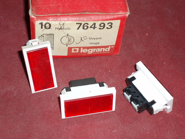 004484 Voyant Simple Fonction Lexic Rouge, Haute Qualité - Legrand
