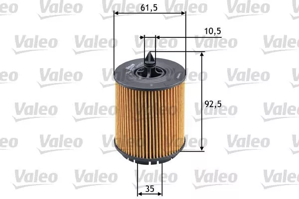 VALEO Ölfilter 586563 für OPEL CADILLAC SAAB HYUNDAI CHEVROLET FIAT ALFA ROMEO