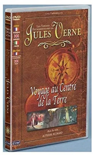 Dessin-animée Voyage au centre de la Terre de Jules Verne DVD Neuf