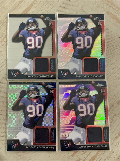Jadeveon Clowney Topps Chrome Rc Patches Purple /75 Xfractor/99 Refractor/150!