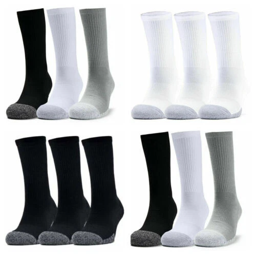 Under armour Uomo Donna No Show Quarter Girocollo Lungo 3 Paia Calzini SPORTS