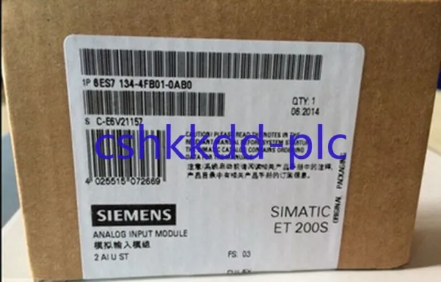 1PC Siemens 6ES7 134-4FB01-0AB0 6ES7134-4FB01-0AB0 Module Analog New In Box