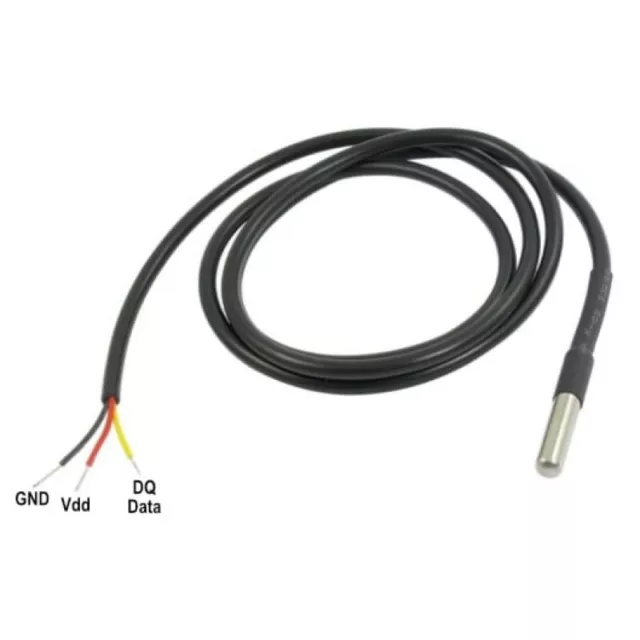 1/2/3/5/10/15M DS18B20 Waterproof Temperature Temp Sensor Thermal Probe UK Sell 3