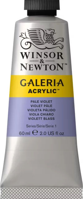 Winsor Et ; Newton Galeria Acrylique Couleur 60ml-Pale Violet, GAC2120-444