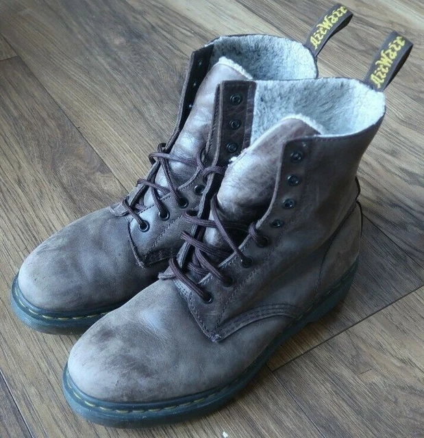 Brown soft leather doc sales martens