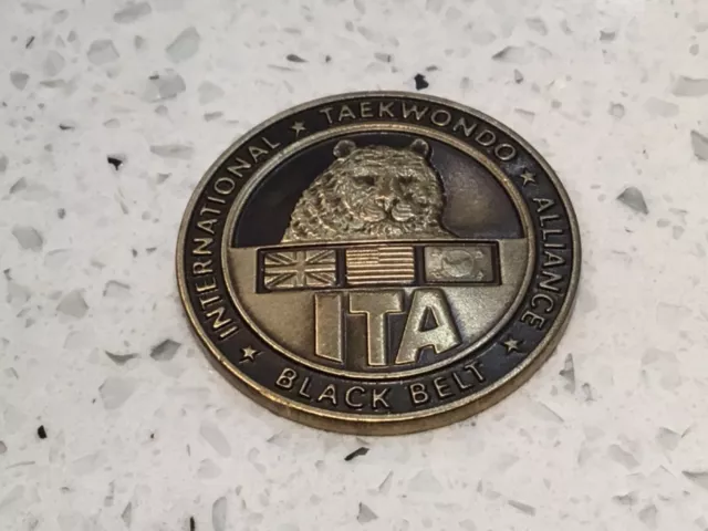 ITA Black Belt International￼ Taekwondo Alliance Karate Korea USA UK Parent Coin