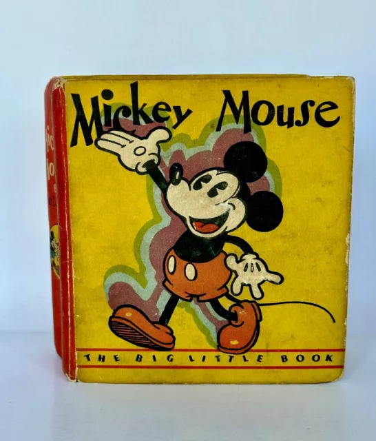 1St Mickey Mouse Disney #717 Vg+ See Photos Big Little Book Whitman No Res