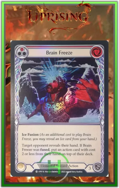 Brain Freeze Red Rainbow Foil - FAB:Uprising - UPR116 - Carte Anglaise