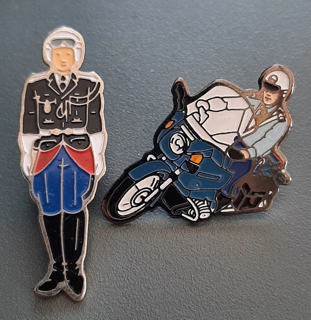 Insigne Gendarmerie Nationale – Pin's Vintage ORIGINAL Années 1990, France, 13mm