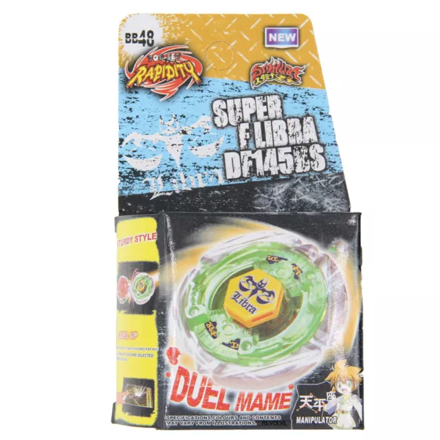 Beyblade Metal Fusion BB-48 Flame Libra Spinner mit Launcher Arena Rapidty 2