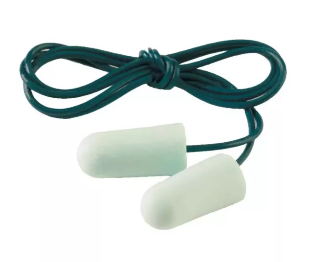 Metal Detectable Ear Plugs 3M EAR Soft ES-01-011A Corded PU Foam Box of 200 ***