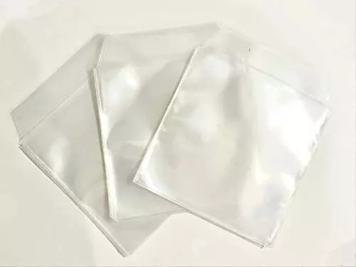 100 pochettes transparentes pour CD/DVD avec ailette de fermeture 3