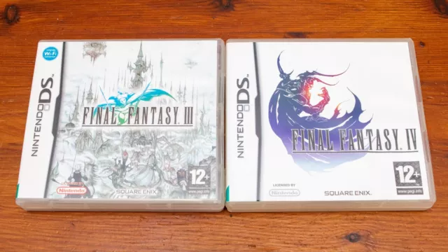 Final Fantasy III & IV - 2x Nintendo DS game bundle - UK PAL