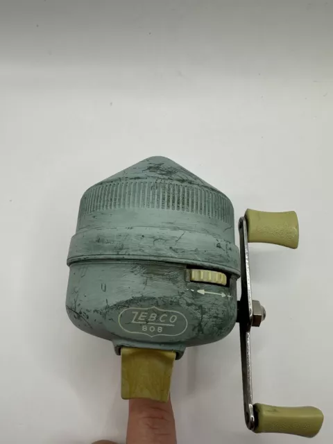 VINTAGE 1960S ZEBCO 808 Fishing Reel, Works Great, Needs Line, Preowned  $16.19 - PicClick