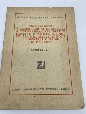 DI GRADO 1936 O.N.B FOTO FOTOGRAFIA GORIZIA OPERA NAZIONALE BALILLA 
