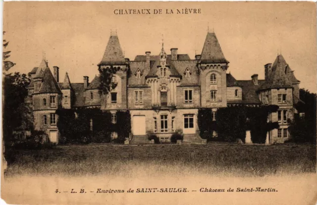 CPA AK Chateaux de la Nievre - Env. de St-SAULGE - Chateau de (456777)