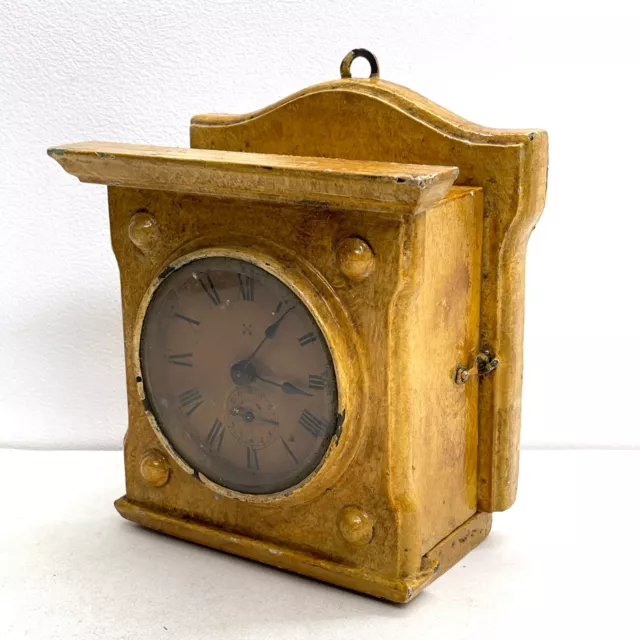 HAC Hamburg American Corporation - Crossed Arrows - Vintage Wall Alarm Clock