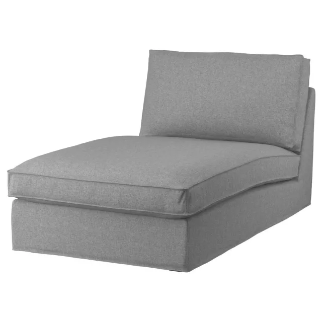 IKEA KIVIK funda para chaise longue, Tibbleby beige/gris