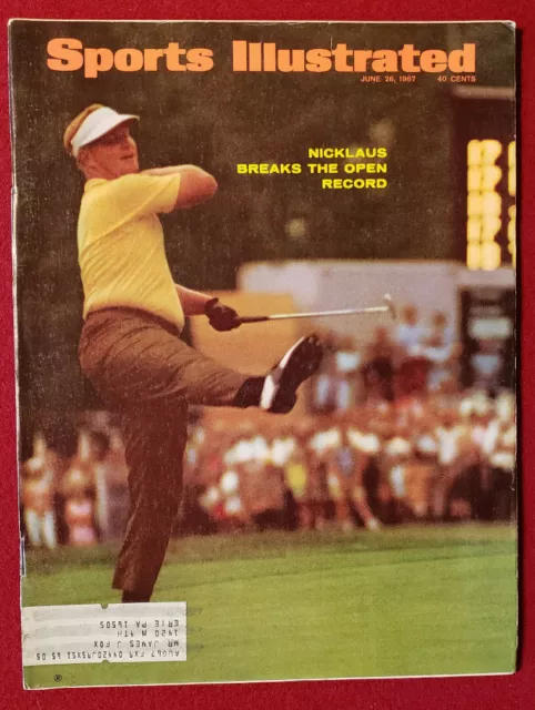 1967 PGA GOLF JACK NICKLAUS BREAKS U.S. OPEN RECORD Sports Illustrated