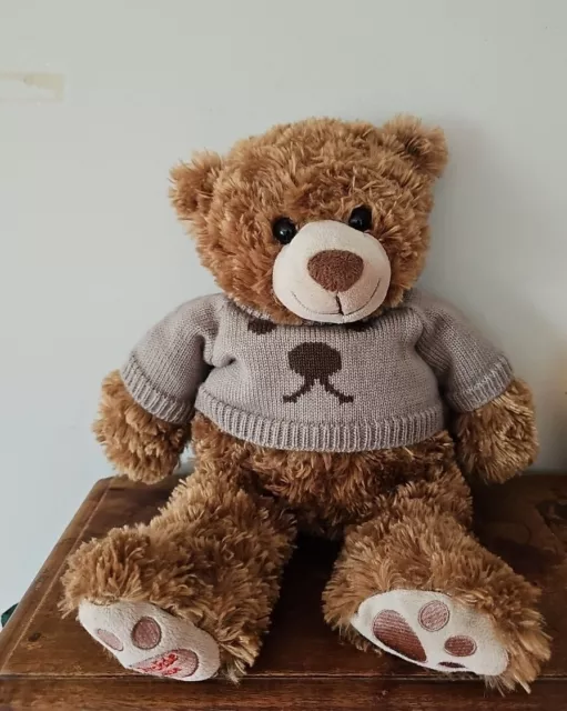 Genuine 2014 MYER Christmas Bear - Archie Wearing Knitted Jumper