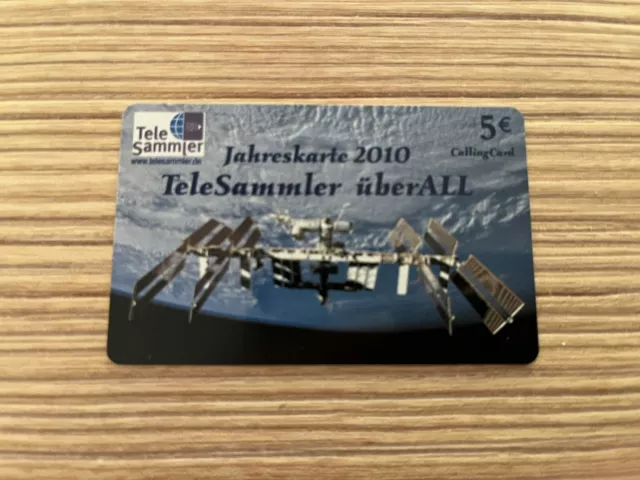 Telesammler Calling Card ungebraucht Auflage 270 Stück mint Jahreskarte 2010