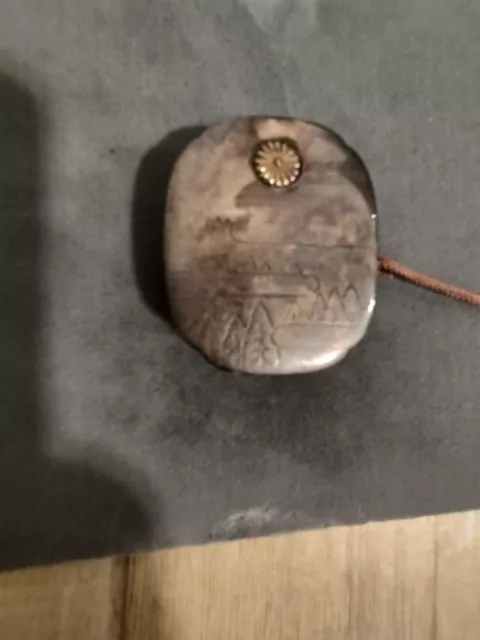 Japanese Silver  Storage Box