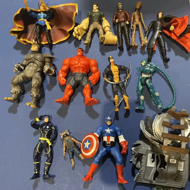Marvel X Men Hulk Spider-Man Guardians Toy Biz Hasbro Mixed Lot