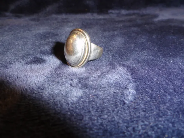 Vintage Georg Jensen 46A Silver Bead Sterling Silver Ring Size 6.5