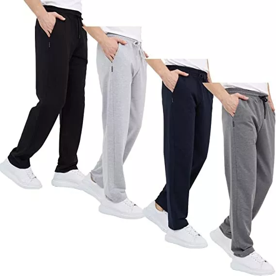 Jogginghose Herren Sporthose Trainingshose Sweathose Freizeit Baumwolle COMEOR 2