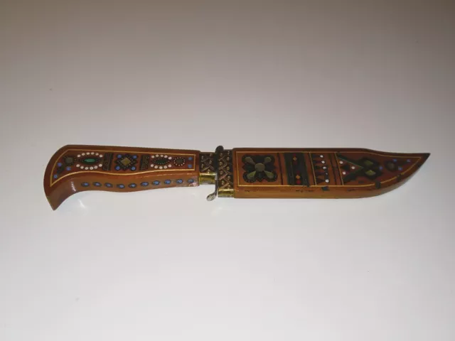 Ancien Couteau Non Pliant Oriental Style Laguiole Pradel Superbe Rare
