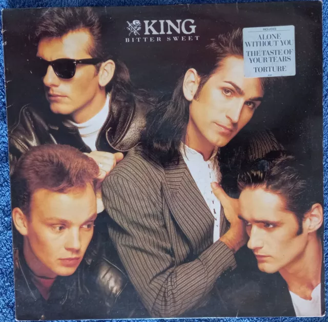 King: Bitter Sweet 12" Vinyl LP 1985 Very Good + Condition