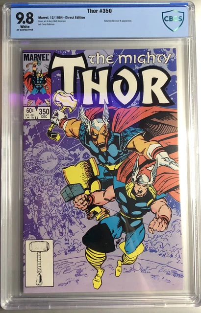 THOR #350 🔥 CGC 9.2 WHT 🔥 Beta Ray Bill! 1984