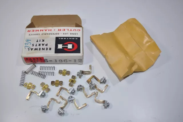 NEW Cutler Hammer Contact Renewal Parts Kit Part# 6-136-12